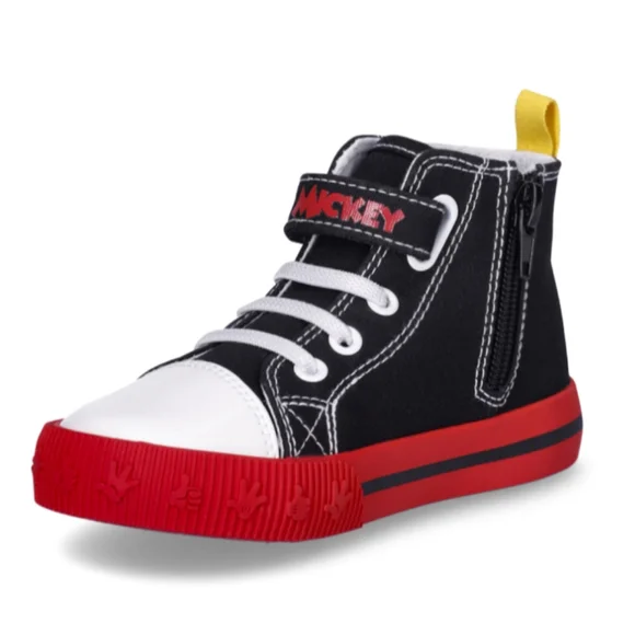 Boys Mickey Mouse High Top Sneakers Toddlers 🆕 Size 9 🔥 NEW - Picture 7 of 15